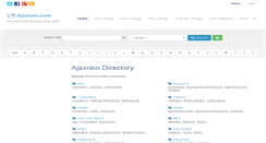 Desktop Screenshot of ajaxrain.com